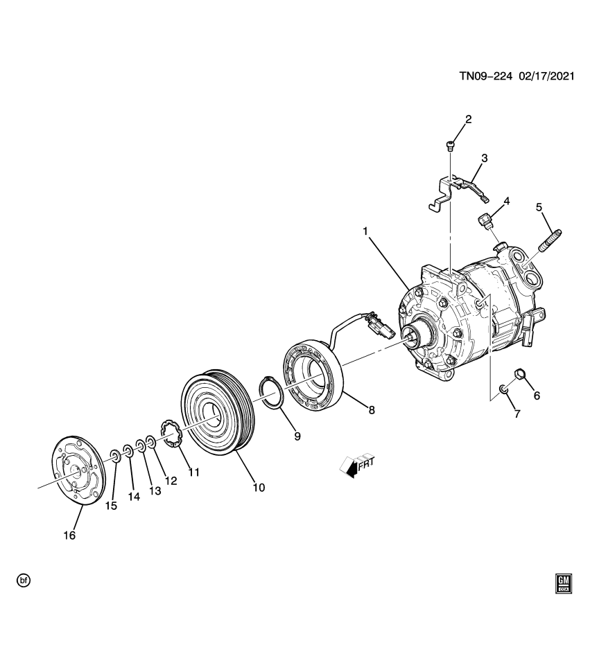 GM 84746584 Compressor