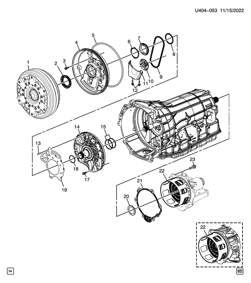 GM 24286466 Cover-Automatic Transmission Case Front