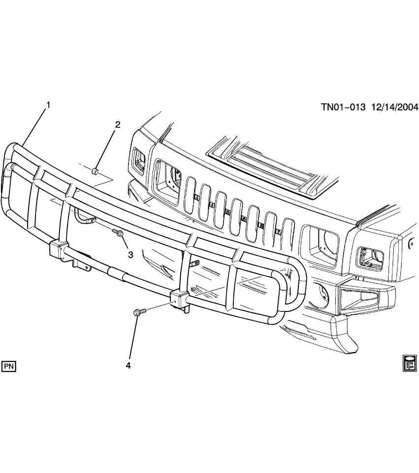 GM 15106517 Guard, Radiator Grille