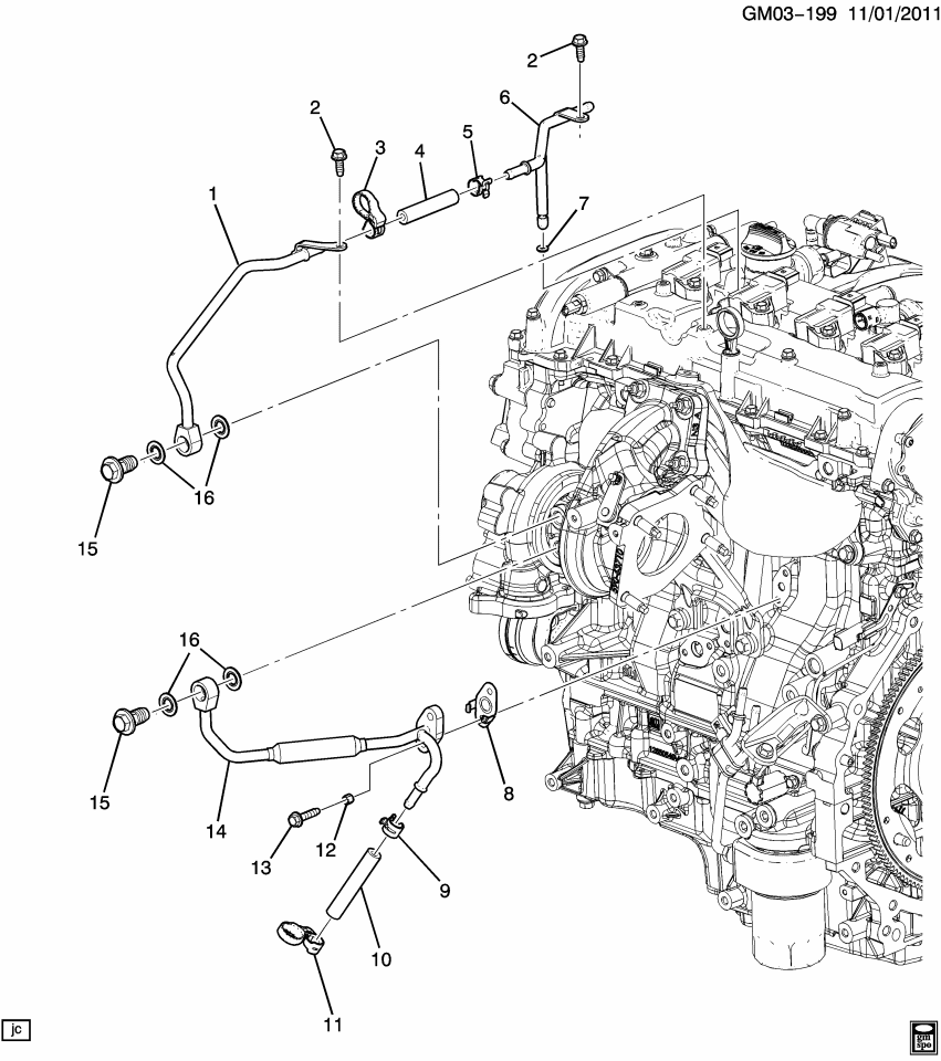GM 12683238 Hoses