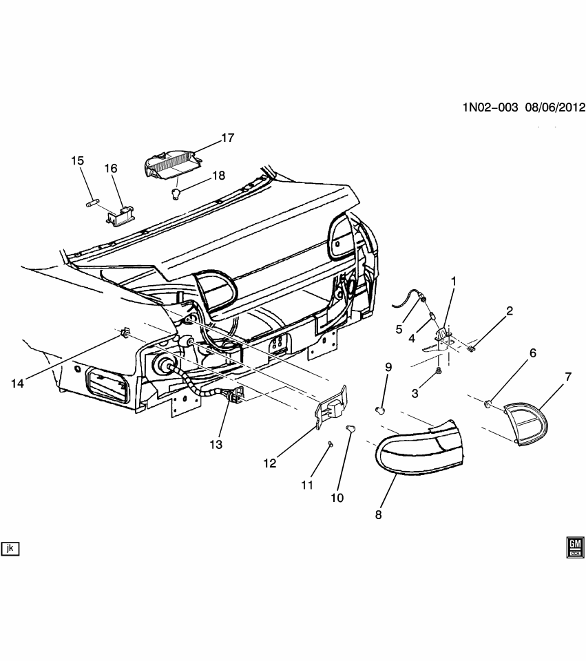 GM 15894728 Circuit Board