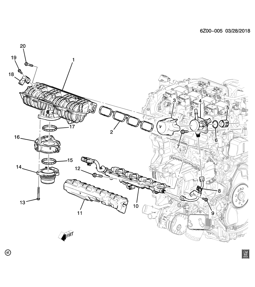 GM 55486627 INSULATOR-F/PMP