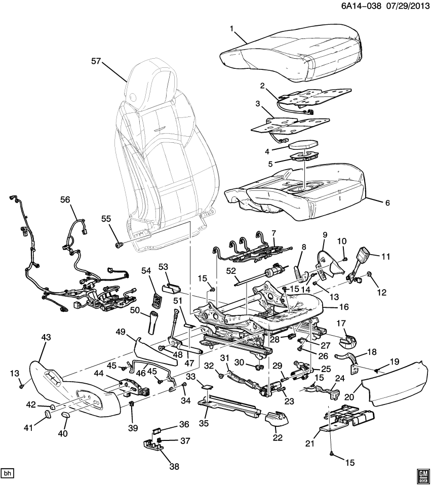 GM 23157400 Bracket -Interior Lamp