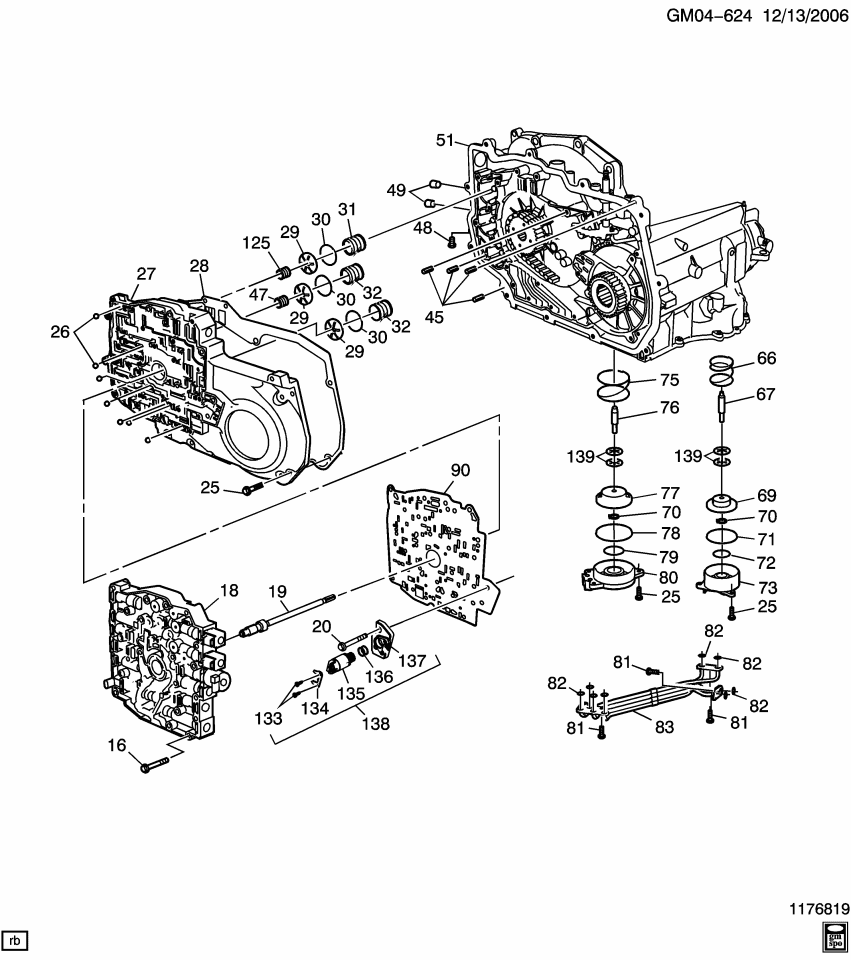 GM 24203767 Cover Kit, 4Th Band Servo