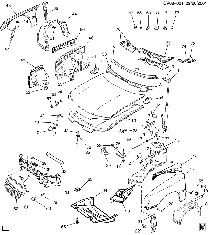 GM 95326304 Plug, Body Side Outer Panel Hole