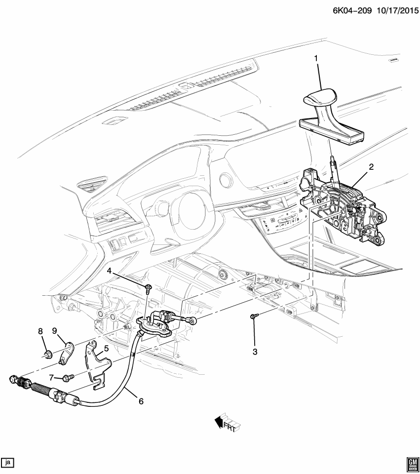 GM 23242288 Bracket-Automatic Transmission Range Selector Lever Cable