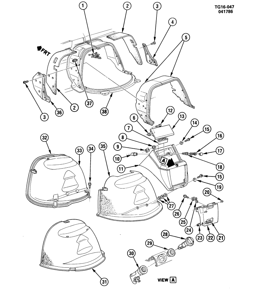 GM 12337886 Retainer, Ashtray Hinge Pinion