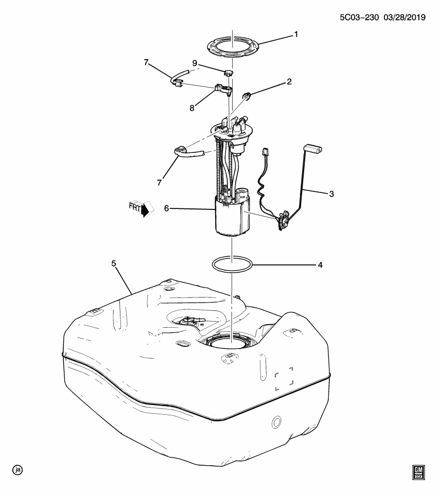 GM 84989701 Fuel Pump