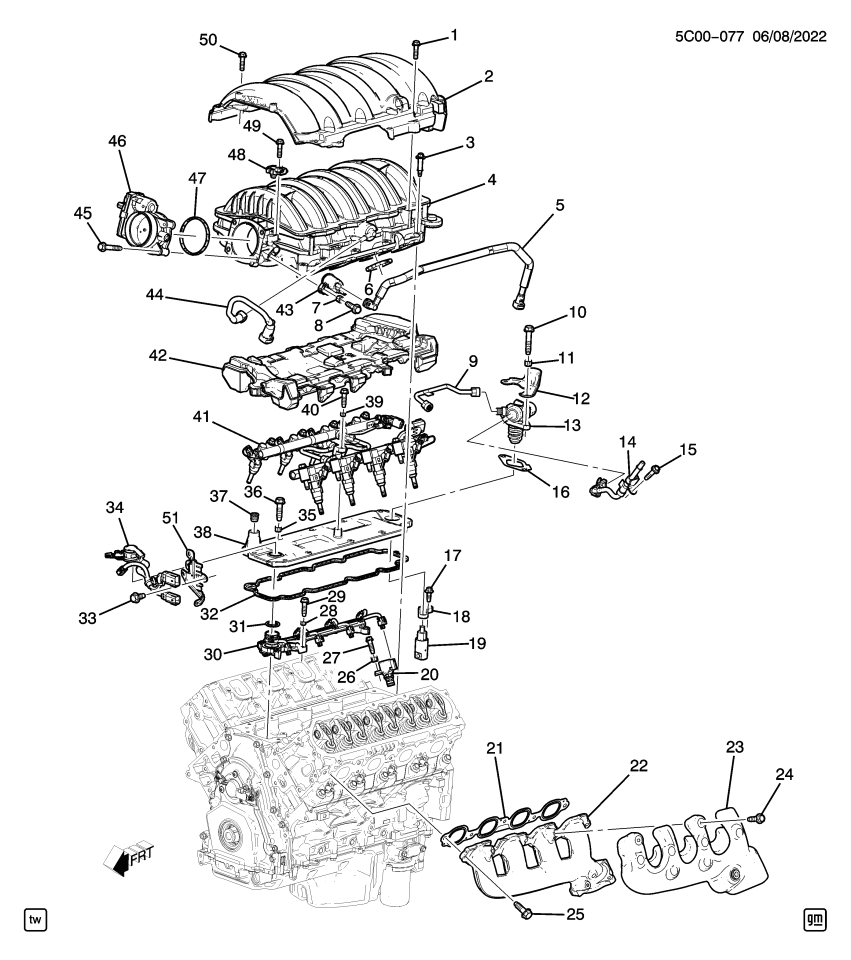 GM 12692005 HARNESS ASM-VLV RKR ARM OIL CONT VLV
