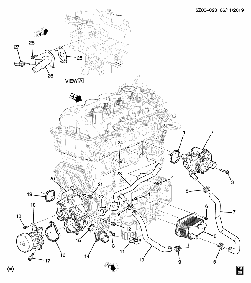 GM 55512221 COOLER ASM-ENG OIL