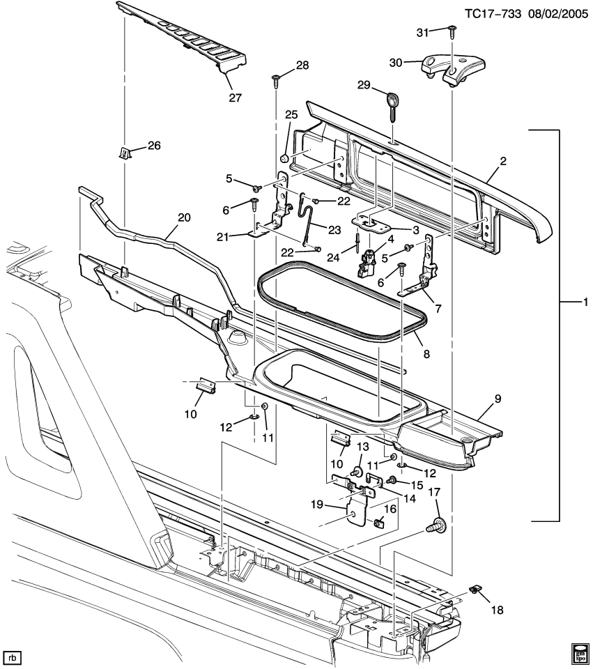 GM 11518618 Screw - Round Washer Head 6-Lobed Intake