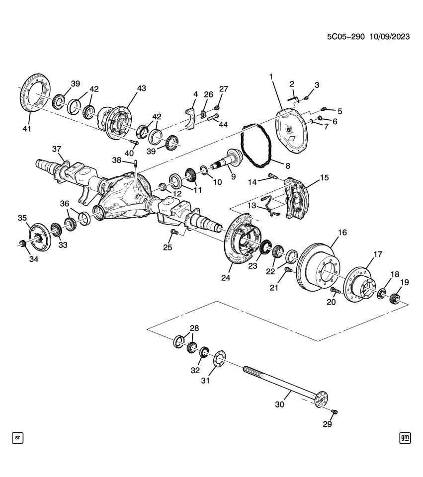 GM 84757384 BEARING ASM-DIFF DRV P/GR INR