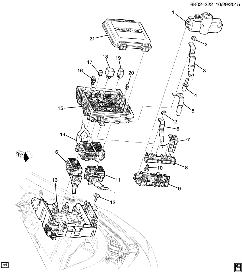 GM 13598345 Compressor Relay