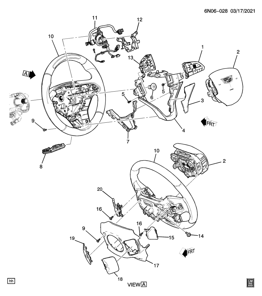 GM 11601886 Paddle Switch Bolt
