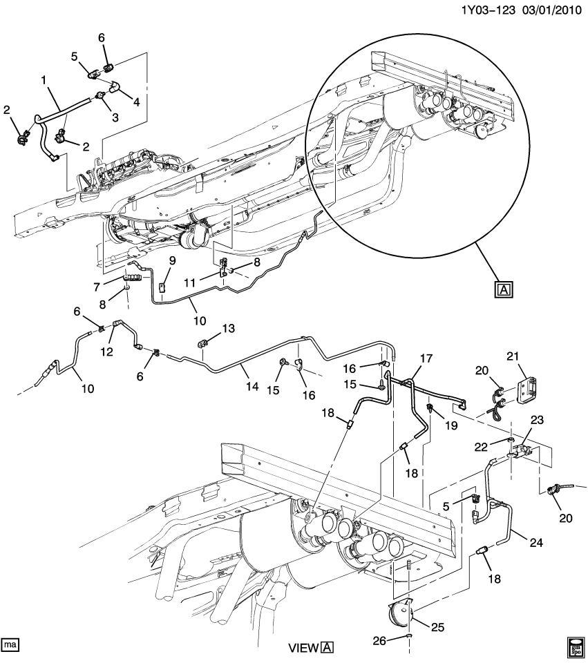 GM 15837267 Clip-Vacuum Source Harness