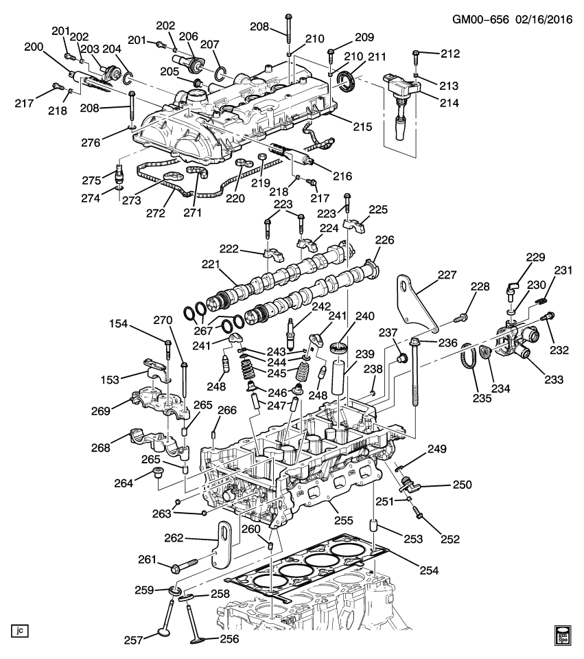 GM 12650731 PCV Valve