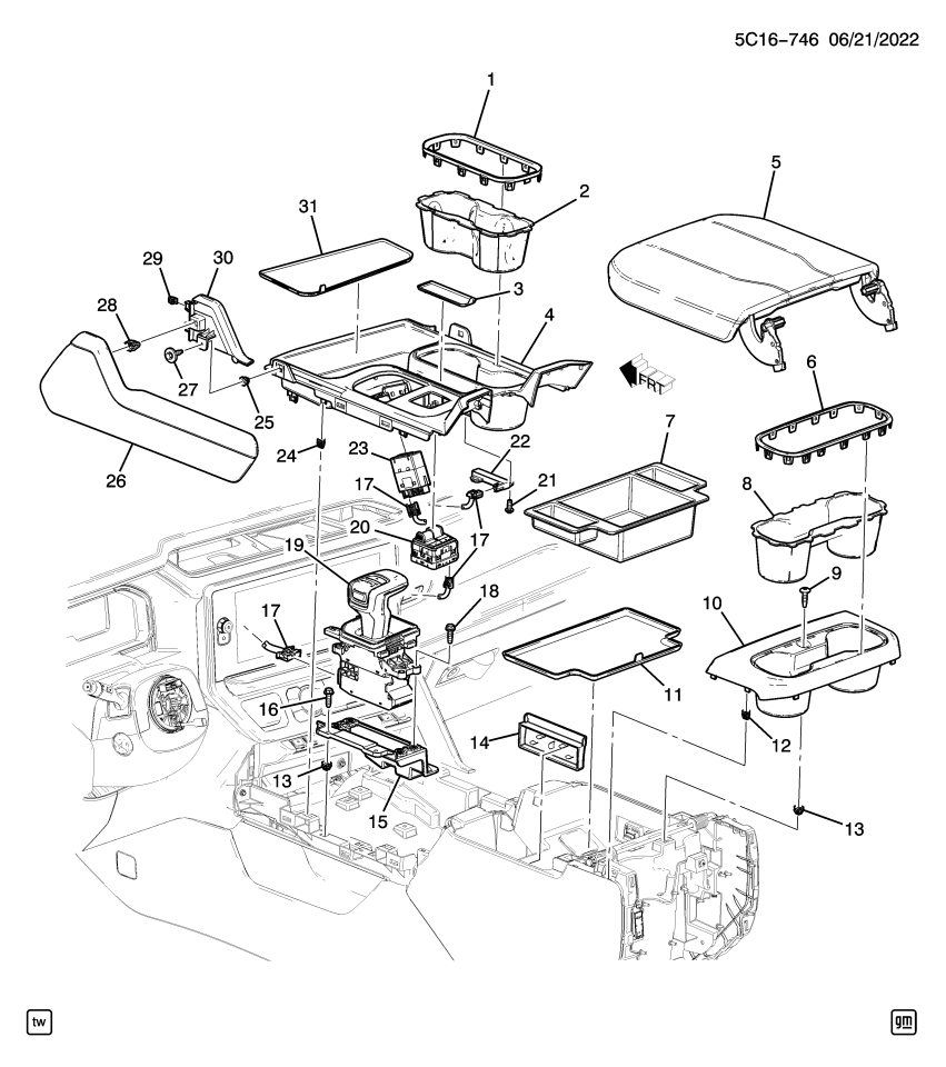 GM 85156058 BRACKET ASM-A/TRNS CONT