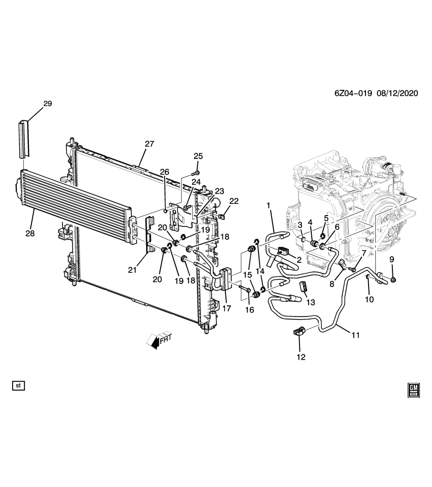 GM 84407989 COOLER ASM-TRANS FLUID AUX