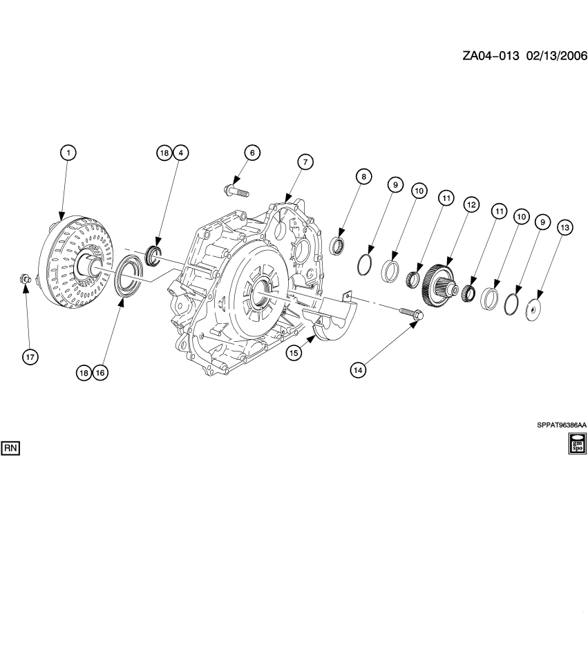GM 15297655 Converter Asm, Torque