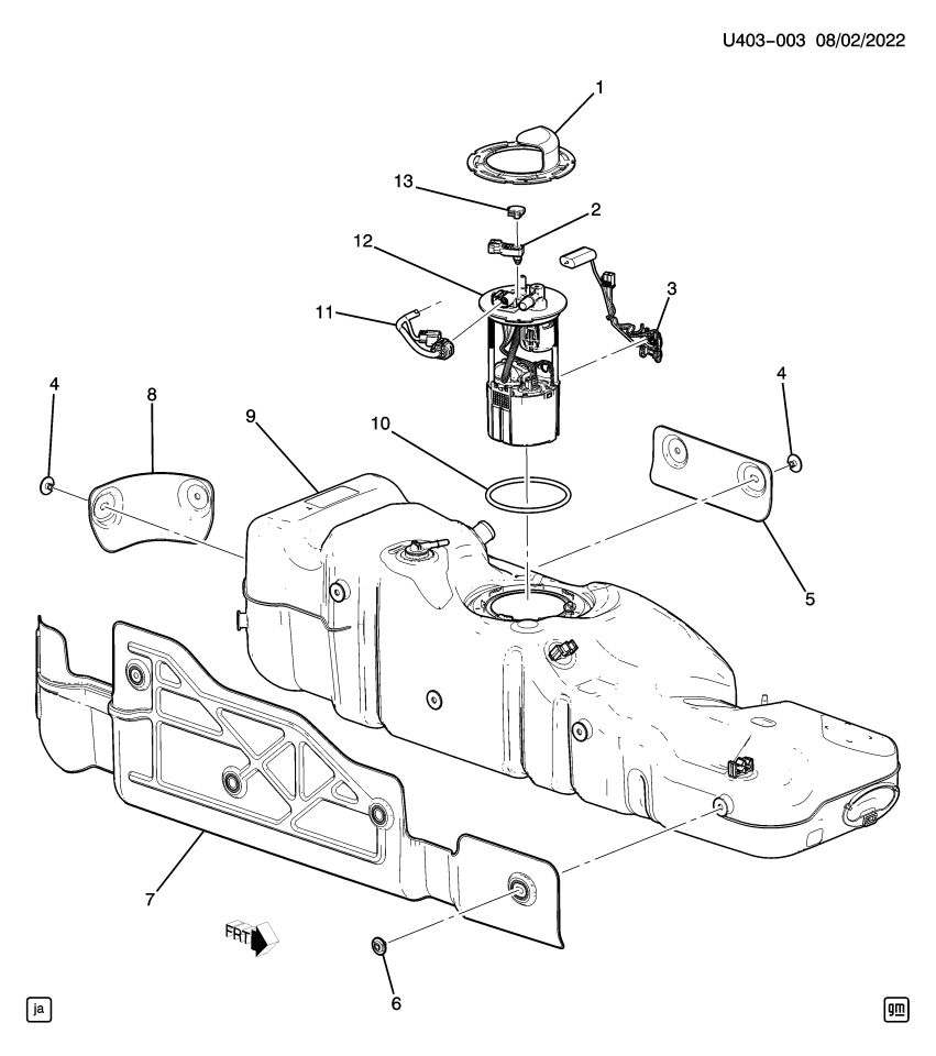GM 11602995 Heat Shield Clip