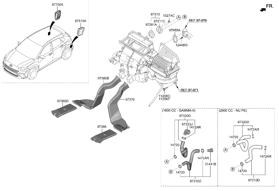 Hyundai 97311-J9150 HOSE ASSY-WATER INLET