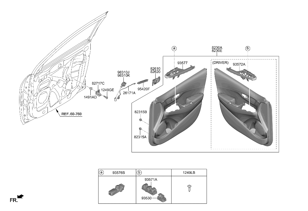Hyundai 26171-J9000 WIRING-FR DR TRIM INTEGRATION