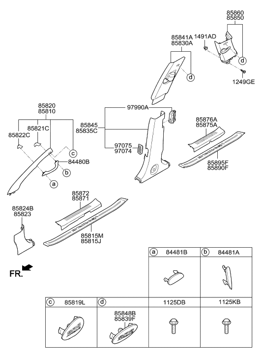 Hyundai 97070-3J000-6T Grommet-Flange