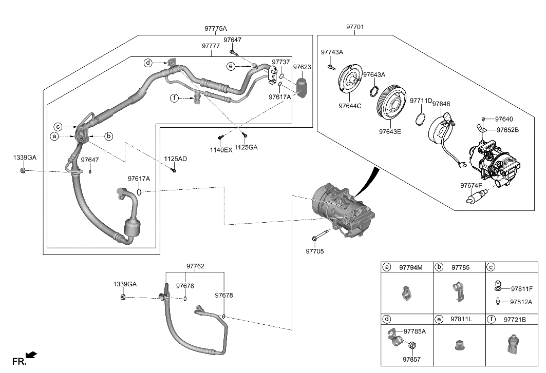 Hyundai 97794-H2000 Clip-Pipe MTG