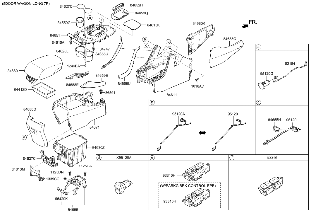 Hyundai 93315-2W335-4X Switch Assembly-Indicator Cover, RH