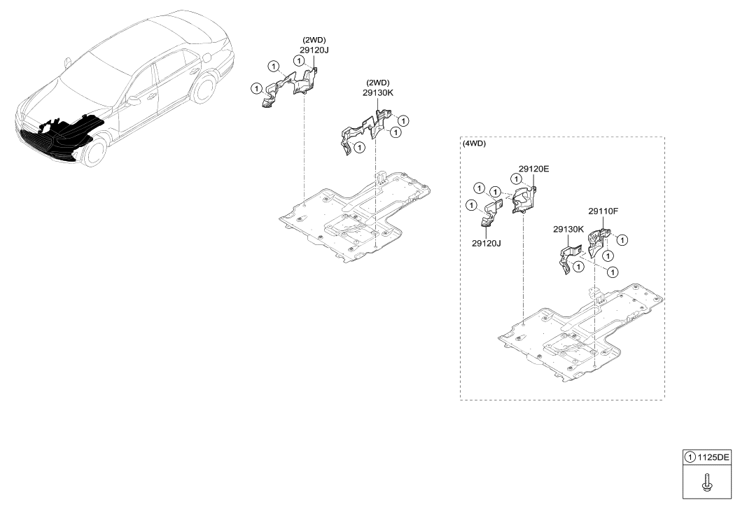 Hyundai 29130-D2000 Panel-Side Cover, LH