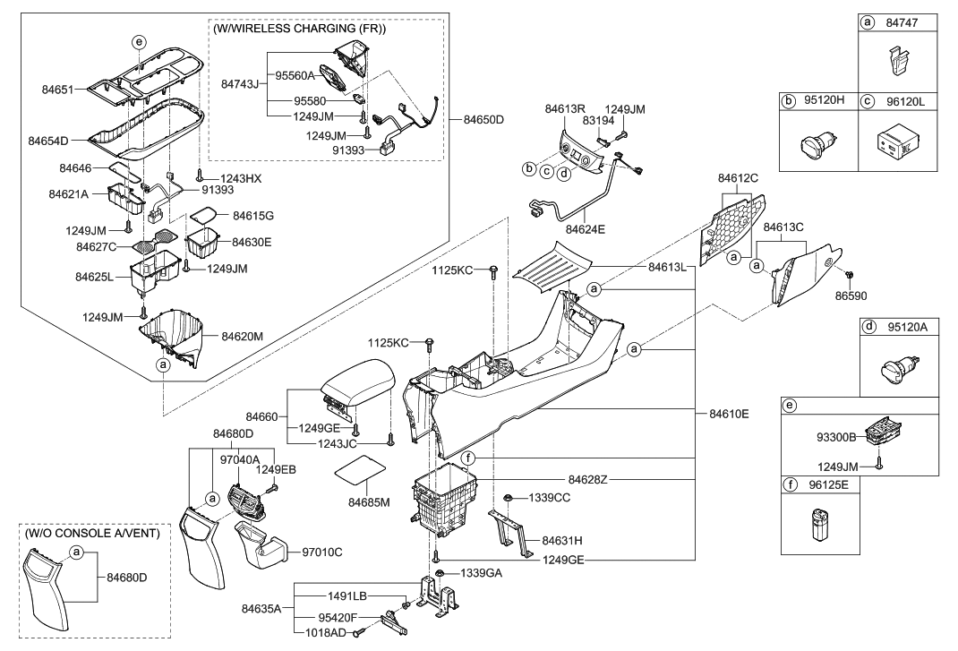 Hyundai 84624-G7000-4X Holder