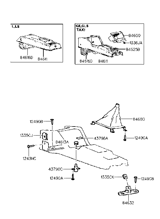 Hyundai 84616-24000 Bracket-Front Console Front Mounting