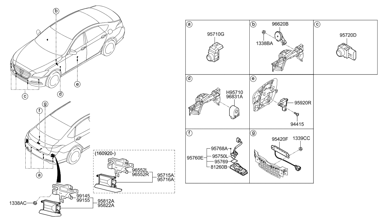 Hyundai 95812-B1600 Bracket-Mounting, LH