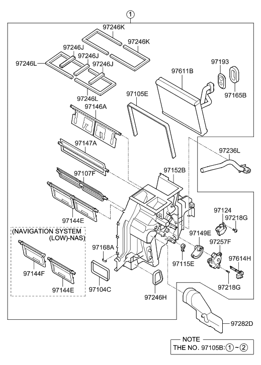 Hyundai 97135-3S022 Case-Heater Blower, RH