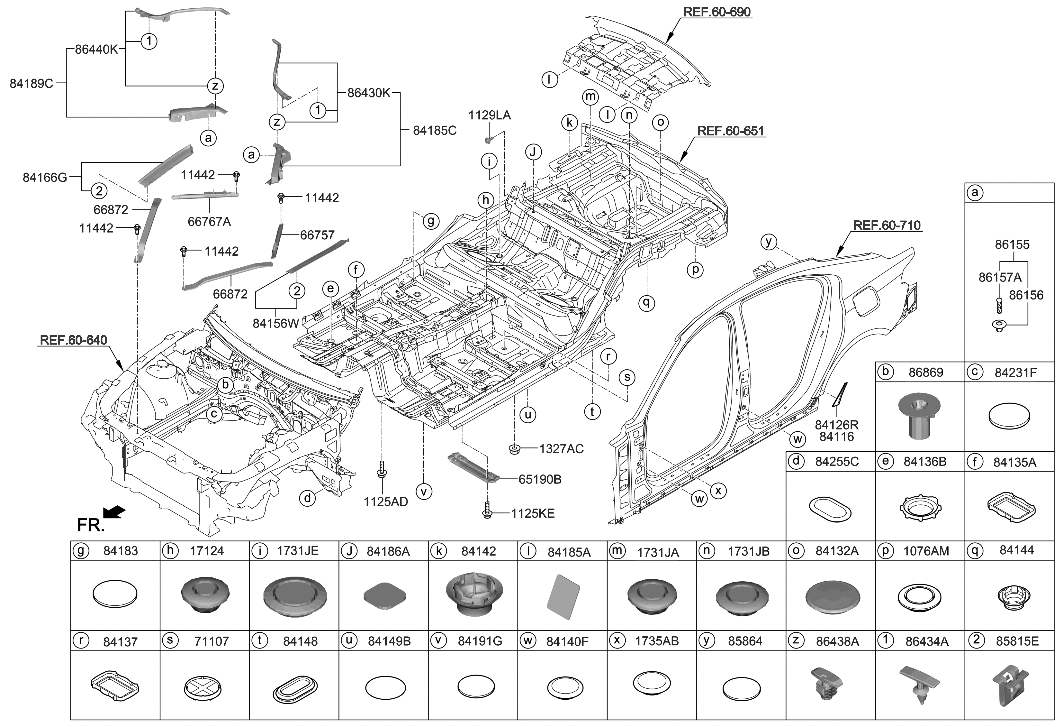 Hyundai 11281-08201 BOLT-WASHER ASSY