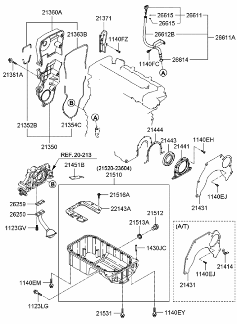 2009 Hyundai Elantra  Bolt Diagram for 1123410306K