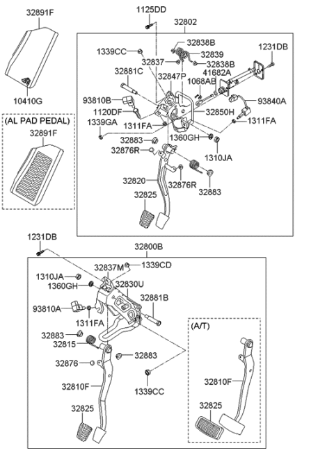 2009 Hyundai Elantra  Bolt Diagram for 328812H000