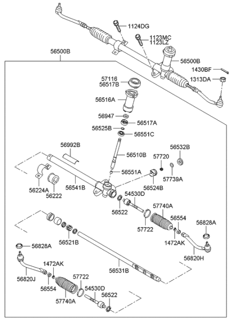 2012 Hyundai Elantra  Cap-Dust Diagram for 565162H100