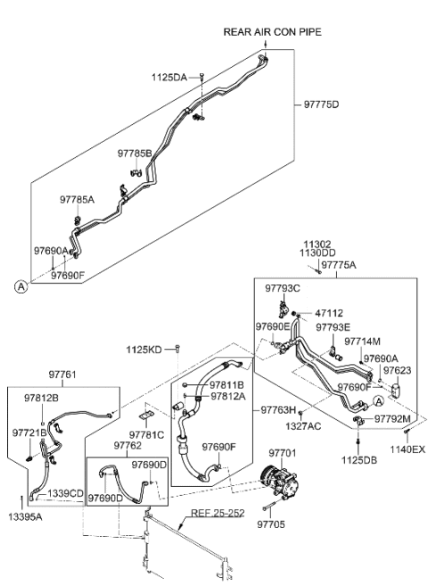 2014 Hyundai Tucson  Bush Diagram for 978564D910