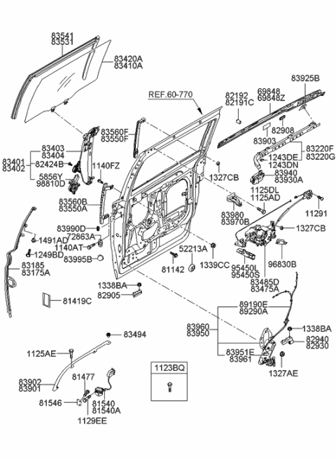 2014 Hyundai Tucson  Screw-Tapping Diagram for 1243105127B