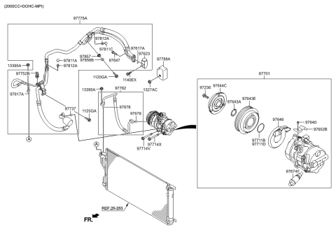 2021 Hyundai Santa Fe  Bolt Diagram for 976472S000