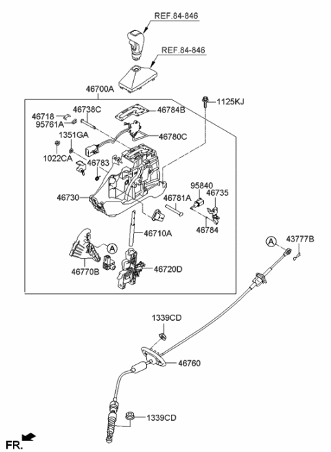 2021 Hyundai Santa Fe  Solenoid Assembly-Automatic Transaxle Diagram for 958402S005