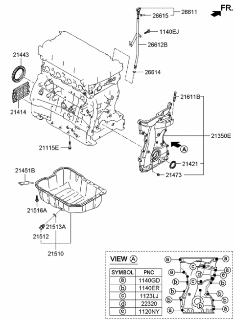 2021 Hyundai Santa Fe  Bolt Diagram for 1120508306K