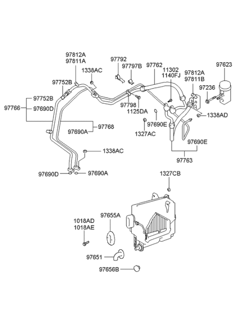 2022 Hyundai Palisade  Switch Assembly-Triple Diagram for 977521C100