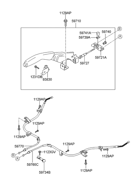 2008 Hyundai Genesis Coupe  Screw Diagram for 5972722000