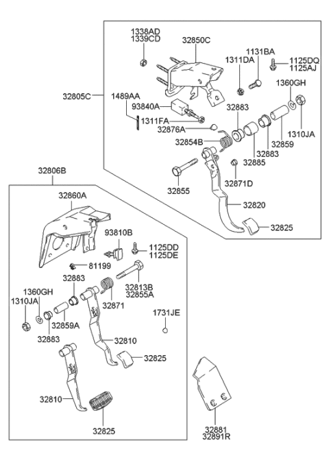 2010 Hyundai Genesis Coupe  Spring-Return Diagram for 3285425000