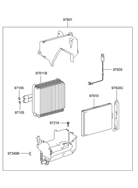 2022 Hyundai Palisade  O-Ring Diagram for 9769025000