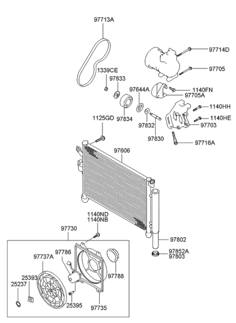 2012 Hyundai Genesis Coupe  Bolt Diagram for 1140706146B