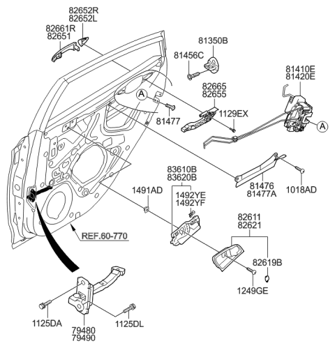 1989 Hyundai Sonata  Bolt Diagram for 1129306251