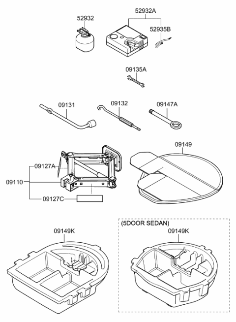 1988 Hyundai Sonata  Bar Diagram for 0913226000